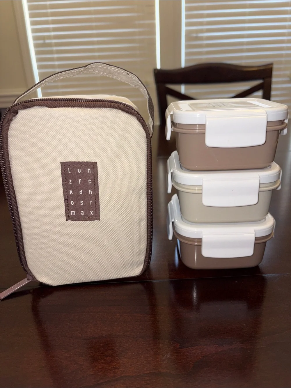 Travel food containers storage lunchbox set seven piece NEW